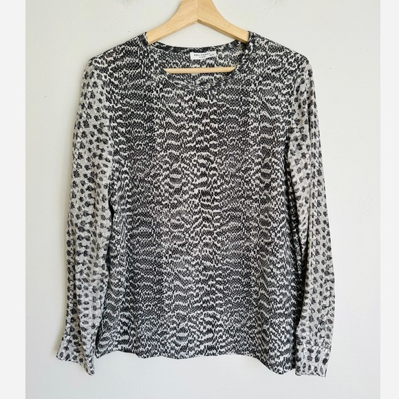 Equipment • Silk Round Neckline Blouse in Reptile Print - Picture 1 of 5